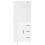 Berkfield Highboard White 69.5x34x180 cm Engineered Wood 2