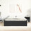 Berkfield Bed Frame without Mattress Black 135x190 cm Double Double 4