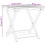 Berkfield 3 Piece Folding Garden Dining Set Solid Wood Acacia 10
