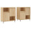 Berkfield Sideboards 2 pcs Sonoma Oak Engineered Wood 2