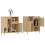 Berkfield Sideboards 2 pcs Sonoma Oak Engineered Wood 3