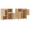 Berkfield Sideboards 2 pcs Sonoma Oak Engineered Wood 4