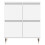 Berkfield Sideboards 3 pcs White Engineered Wood 6