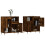 Berkfield Sideboards 2 pcs Smoked Oak Engineered Wood 3