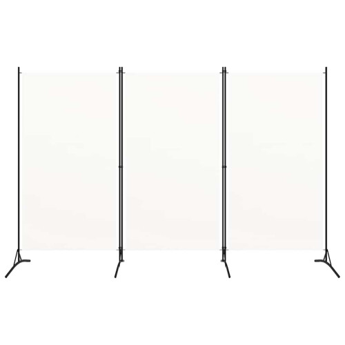Berkfield 3-Panel Room Divider White 260x180 cm 1