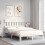 Berkfield Bed Frame without Mattress White Small Double Solid Wood Pine 3