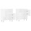 Berkfield Sideboards 2 pcs White Engineered Wood 4
