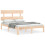 Berkfield Bed Frame without Mattress Small Double Solid Wood Pine 2