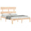 Berkfield Bed Frame without Mattress Small Double Solid Wood Pine 4