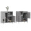 Berkfield Sideboards 2 pcs Grey Sonoma Engineered Wood 3