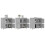 Berkfield Sideboards 3 pcs Concrete Grey Engineered Wood 3