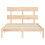 Berkfield Bed Frame without Mattress Small Double Solid Wood Pine 6