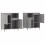 Berkfield Sideboards 2 pcs Grey Sonoma Engineered Wood 4