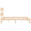 Berkfield Bed Frame without Mattress Small Double Solid Wood Pine 7