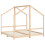 Berkfield Kids Bed Frame 2x(80x160) cm Solid Wood Pine 3