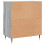 Berkfield Sideboards 2 pcs Grey Sonoma Engineered Wood 8