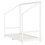 Berkfield Kids Bed Frame White 2x(80x160) cm Solid Wood Pine 4