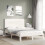 Berkfield Bed Frame without Mattress White Small Double Solid Wood Pine 3
