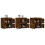 Berkfield Sideboards 3 pcs Smoked Oak Engineered Wood 3