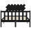 Berkfield Bed Frame without Mattress Black Double Solid Wood Pine 6