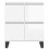 Berkfield Sideboards 2 pcs High Gloss White Engineered Wood 6