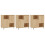 Berkfield Sideboards 3 pcs Sonoma Oak Engineered Wood 2