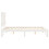 Berkfield Bed Frame without Mattress White 140x200 cm Solid Wood Pine 7