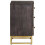 Berkfield Bed Cabinet Black 40x30x50 cm Solid Mango Wood 3