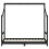 Berkfield Kids Bed Frame Black 2x(80x160) cm Solid Wood Pine 6
