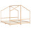 Berkfield Kids Bed Frame 2x(90x190) cm Solid Wood Pine 3