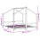 Berkfield Kids Bed Frame 2x(90x190) cm Solid Wood Pine 10