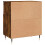 Berkfield Sideboards 3 pcs Smoked Oak Engineered Wood 8