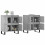 Berkfield Sideboards 2 pcs Concrete Grey Engineered Wood 3