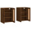 Berkfield Wall Mounted Cabinets 2 pcs Brown Oak Engineered Wood 4