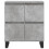 Berkfield Sideboards 2 pcs Concrete Grey Engineered Wood 6