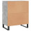 Berkfield Sideboards 2 pcs Concrete Grey Engineered Wood 8
