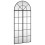 Berkfield Wall Mirror Black 60x130 cm Arch Iron 2