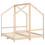 Berkfield Kids Bed Frame 2x(70x140) cm Solid Wood Pine 3