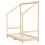 Berkfield Kids Bed Frame 2x(70x140) cm Solid Wood Pine 4