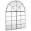 Berkfield Wall Mirror Black 100x130 cm Arch Iron 2