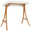 Berkfield Swing Bench with Canopy Solid Wood Spruce with Teak Finish 5