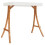 Berkfield Swing Bench with Canopy Solid Wood Spruce with Teak Finish 7