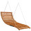 Berkfield Swing Bed Solid Wood Spruce with Teak Finish 3