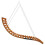 Berkfield Swing Bed Solid Wood Spruce with Teak Finish 4