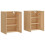 Berkfield Wall Mounted Cabinets 2 pcs Sonoma Oak Engineered Wood 4