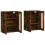 Berkfield Wall Mounted Cabinets 2 pcs Smoked Oak Engineered Wood 4