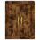 Berkfield Wall Mounted Cabinets 2 pcs Smoked Oak Engineered Wood 6