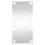 Berkfield Wall Mirror with LED Lights 30x60 cm Glass Rectangle 2