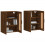 Berkfield Wall Mounted Cabinets 2 pcs Brown Oak Engineered Wood 3