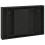 Berkfield Foldable Side Table Black 60x40x38 cm Poly Rattan 5